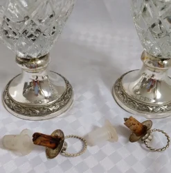 Pamono Vintage Vecchia Romagna Wine Decanters, 1950s, Set of 2><noscript><img width=