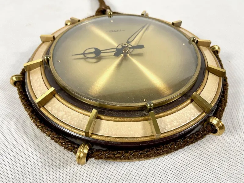 Pamono Vintage Wall Clock from Diehl, 1940s> Clocks