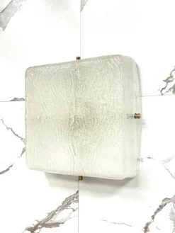 Sale Pamono Vintage Wall Lamp in Glass from Kalmar, 1960s