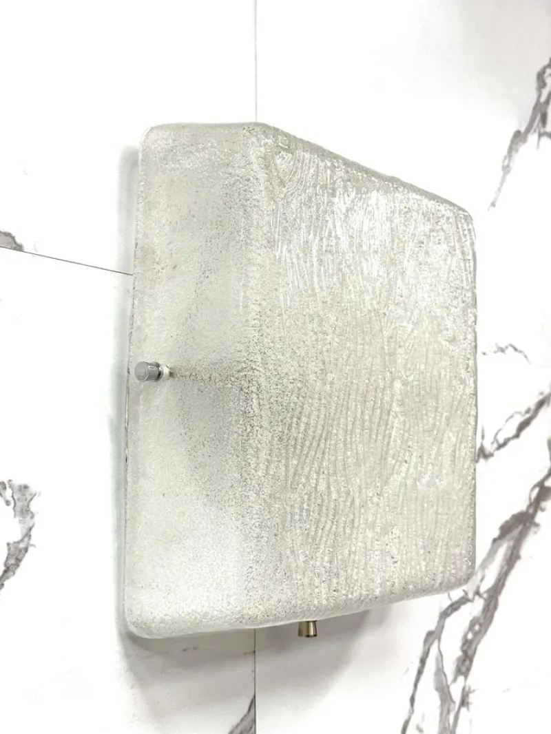 Sale Pamono Vintage Wall Lamp in Glass from Kalmar, 1960s