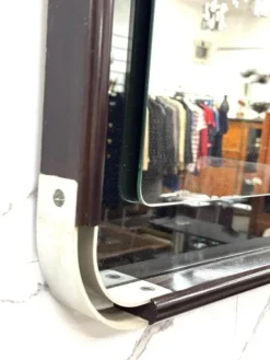 Discount Pamono Vintage Wall Mirror in Steel and Bakelite, 1970s