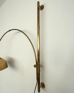 Pamono Vintage Wall Mounted Lamp in Brass by Florian Schulz, 1970s><noscript><img width=