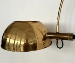 Pamono Vintage Wall Mounted Lamp in Brass by Florian Schulz, 1970s><noscript><img width=
