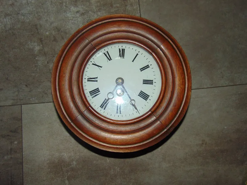 Best Pamono Vintage Wall-Mounted Wooden Clock from D.C.