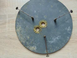 Best Pamono Vintage Wall-Mounted Wooden Clock from D.C.