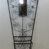 Sale Pamono Vintage Wall-Mounted Wrought Iron Coat Rack, 1950s