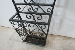 Sale Pamono Vintage Wall-Mounted Wrought Iron Coat Rack, 1950s