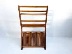 Pamono Vintage Walnut Bookshelf and Magazine Rack, 1960s><noscript><img width=