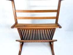 Pamono Vintage Walnut Bookshelf and Magazine Rack, 1960s><noscript><img width=