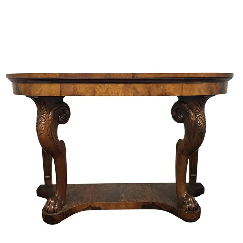 Pamono Vintage Walnut Console Table, 1930s> Console Tables