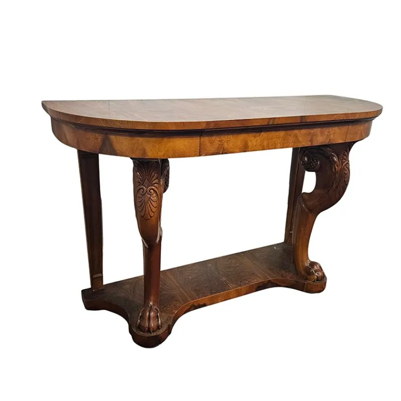 Pamono Vintage Walnut Console Table, 1930s> Console Tables