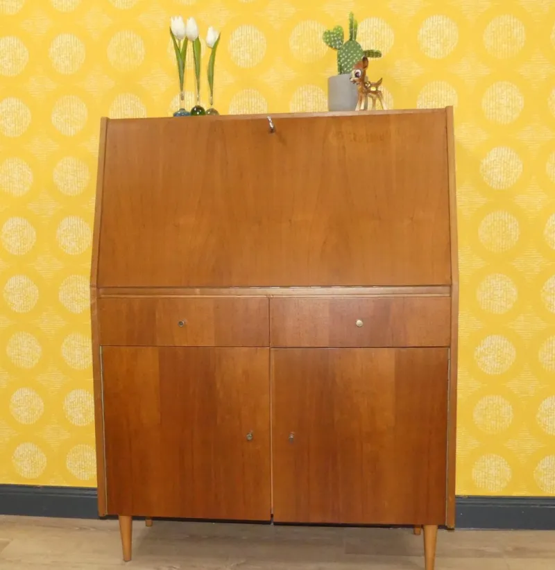 Pamono Vintage Walnut Secretaire, 1960s> Secretaires