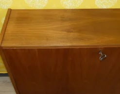 Pamono Vintage Walnut Secretaire, 1960s><noscript><img width=
