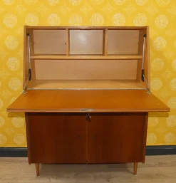 Pamono Vintage Walnut Secretaire, 1960s><noscript><img width=