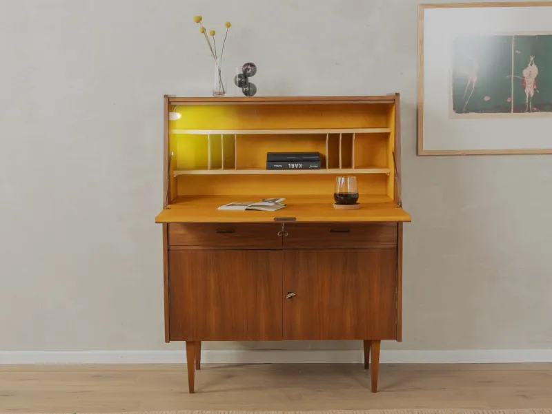 Pamono Vintage Walnut Secretary, 1950s> Secretaires