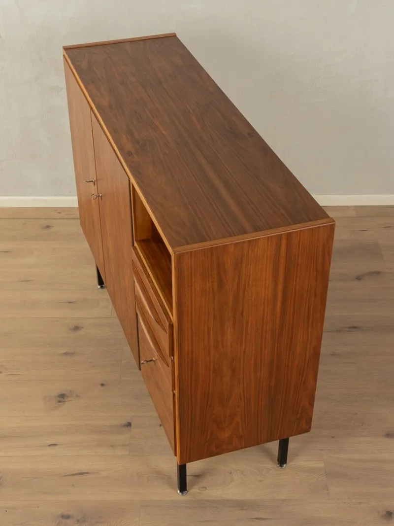 Pamono Vintage Walnut Veneer Highboard, 1960s> Sideboards & Buffets