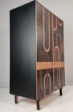 New Pamono Vintage Wardrobe in Beech, 1970s