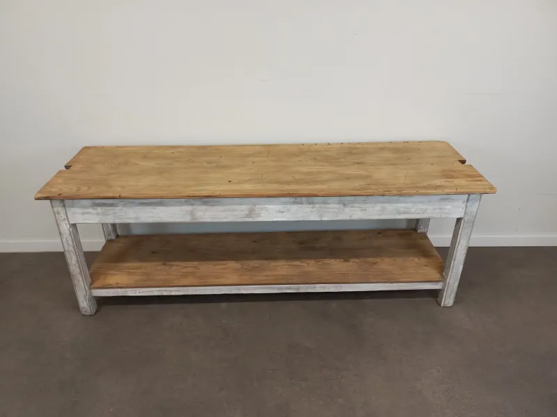 Pamono Vintage Weathered Worktable, 1950s> Worktables & Workbenches