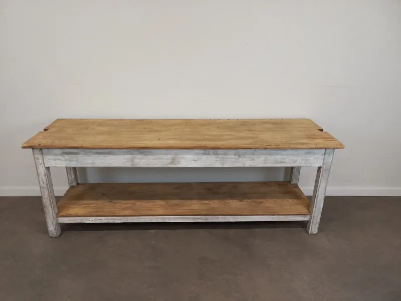 Pamono Vintage Weathered Worktable, 1950s> Worktables & Workbenches