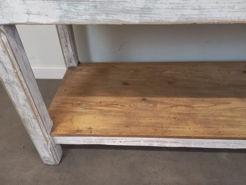 Pamono Vintage Weathered Worktable, 1950s> Worktables & Workbenches