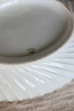 Hot Pamono Vintage White Porcelain Soup Tureen with Twists from Limoges Haviland, 1980s