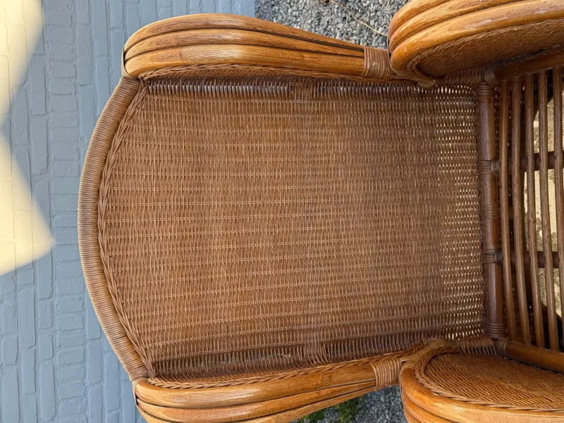 Online Pamono Vintage Wicker Armchair, 1980s