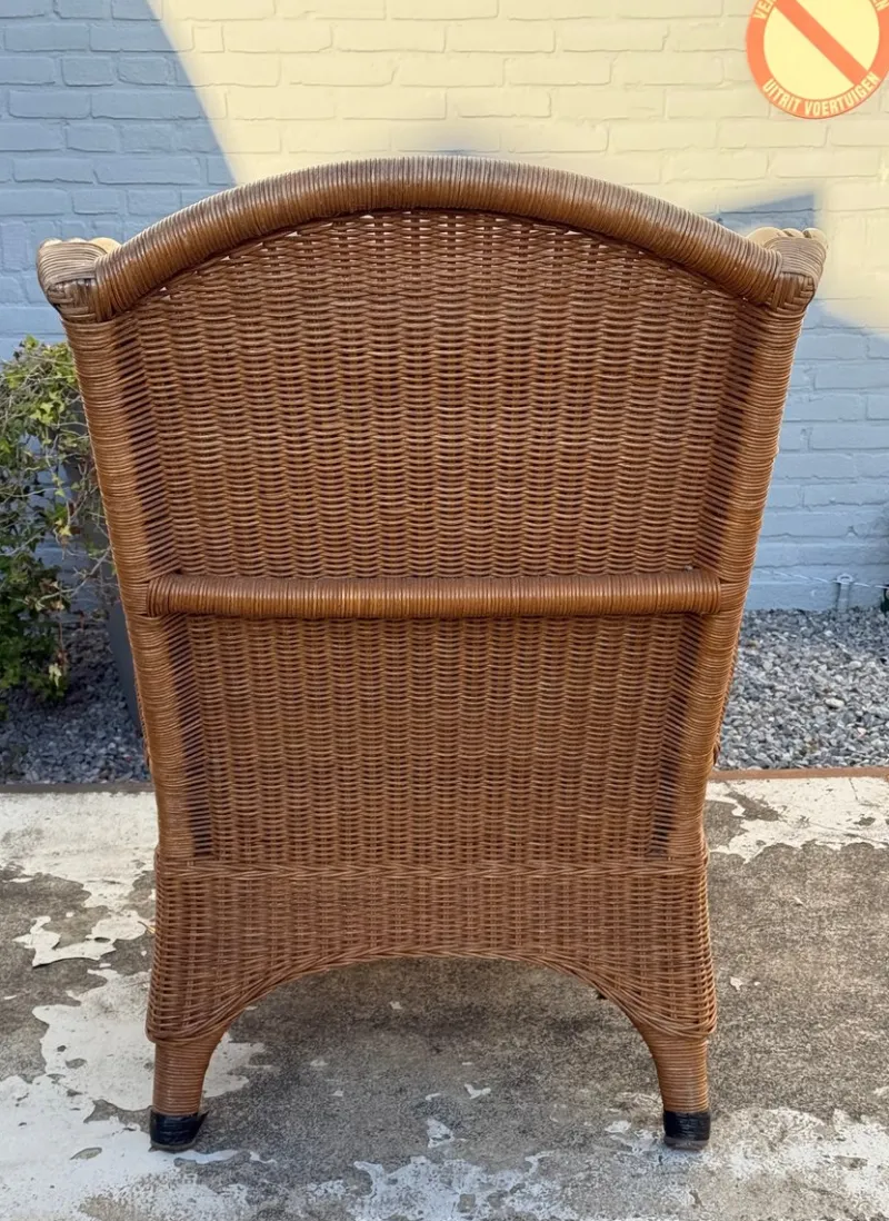 Online Pamono Vintage Wicker Armchair, 1980s