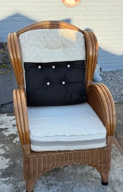 Online Pamono Vintage Wicker Armchair, 1980s
