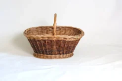 Pamono Vintage Wicker Basket, 1950s><noscript><img width=