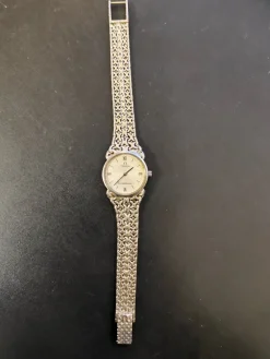 Pamono Vintage Womens Watch Constellation in White Gold 18KA from Omega><noscript><img width=