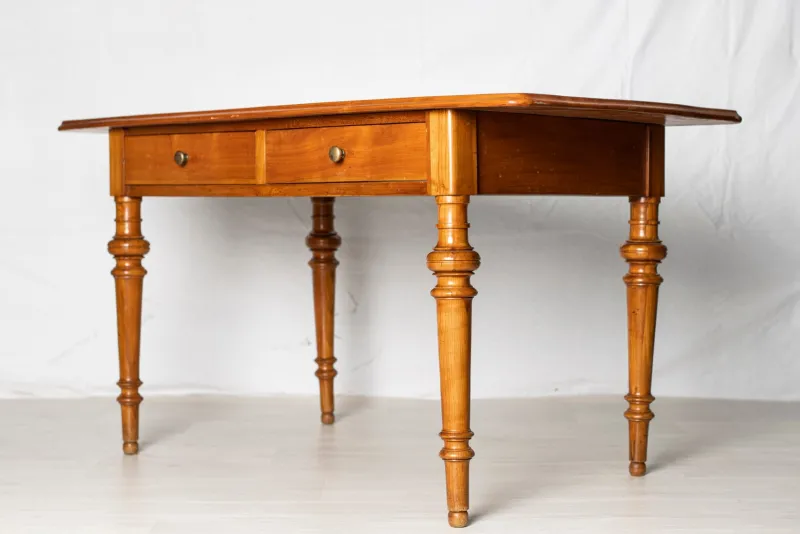 Best Pamono Vintage Wood Desk, 1920s