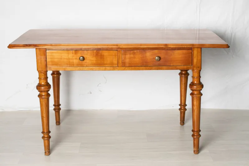 Best Pamono Vintage Wood Desk, 1920s