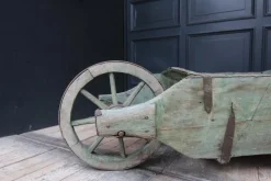 Pamono Vintage Wood Wheelbarrow, 1890s><noscript><img width=