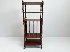 New Pamono Vintage Wooden Etagere on Castors