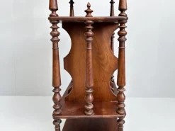 New Pamono Vintage Wooden Etagere on Castors