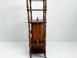 New Pamono Vintage Wooden Etagere on Castors