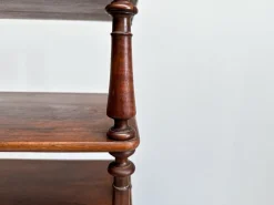 New Pamono Vintage Wooden Etagere on Castors