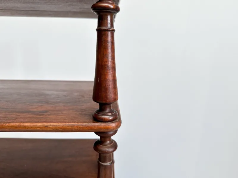 New Pamono Vintage Wooden Etagere on Castors