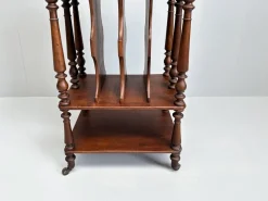 New Pamono Vintage Wooden Etagere on Castors