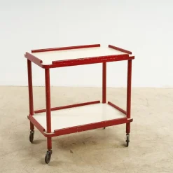 Pamono Vintage Wooden Kitchen Trolley> Serving Bar Carts & Trolleys