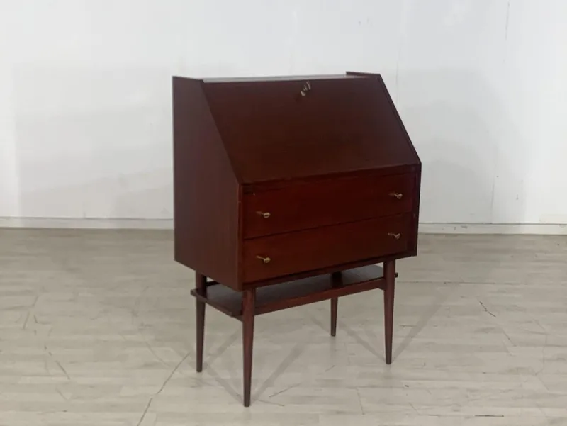 Pamono Vintage Wooden Secretary, 1960s> Secretaires