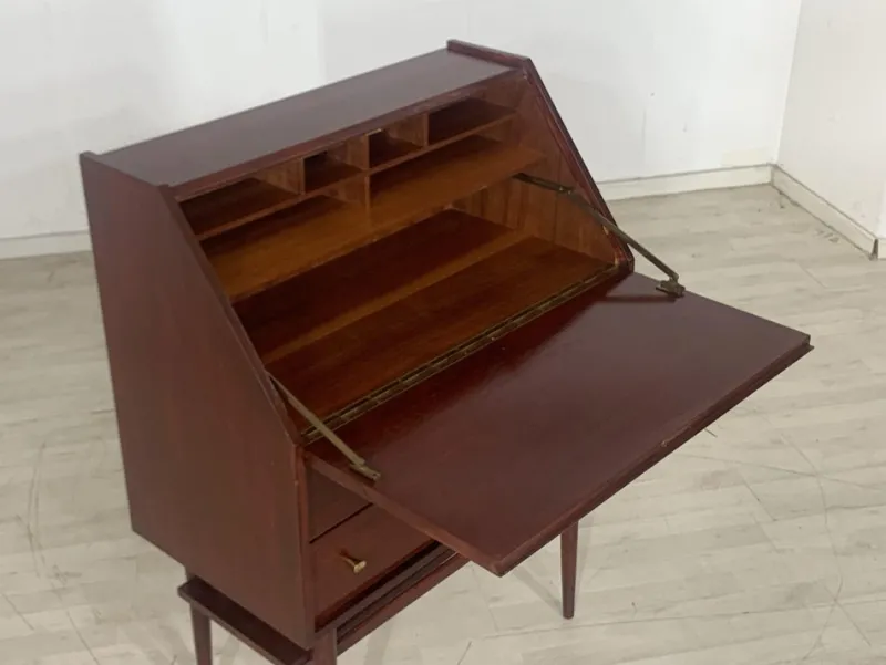 Pamono Vintage Wooden Secretary, 1960s> Secretaires