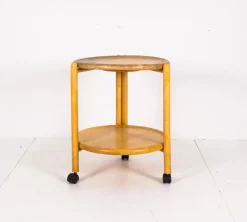 Pamono Vintage Wooden Serving Trolley> Serving Bar Carts & Trolleys