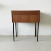 Pamono Vintage Wooden Sewing Machine Cabinet, 1960s> Worktables & Workbenches