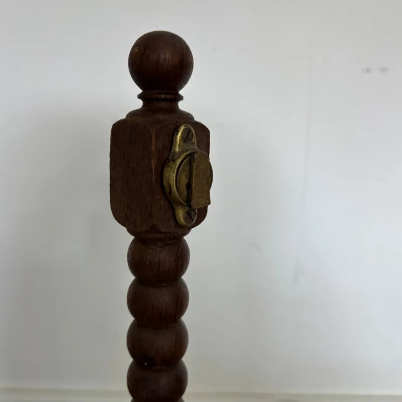 Pamono Vintage Wooden Table Mirror with Bobbin Details, 1920s> Mirrors