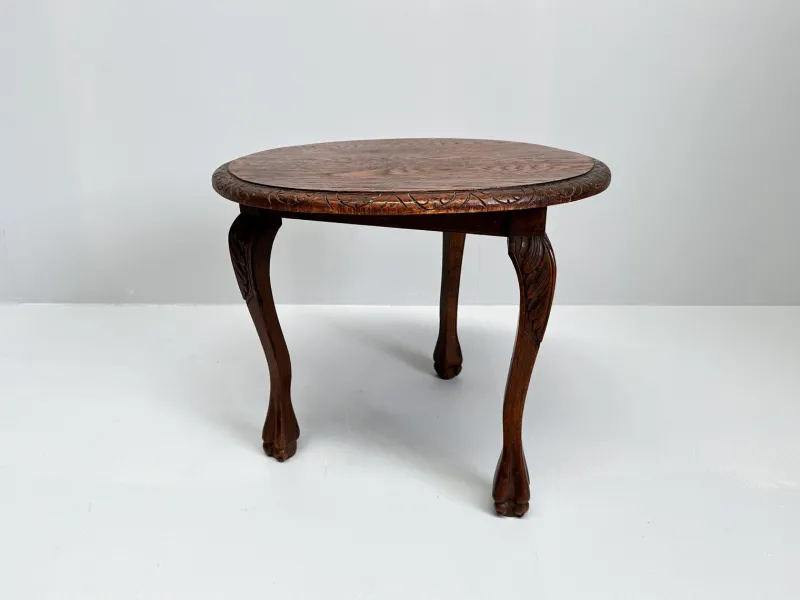 Pamono Vintage Wooden Tripod Side Table or Plant Stand, 1890s> Coffee & Side Tables