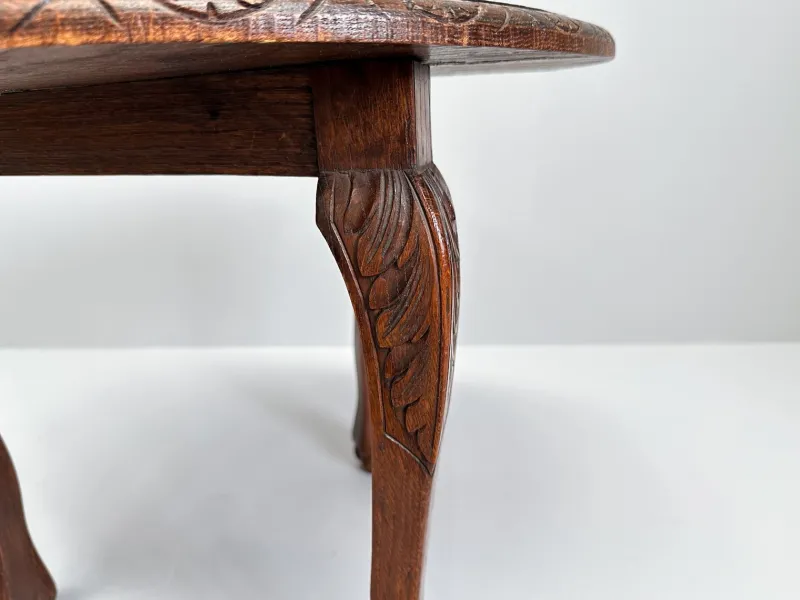 Pamono Vintage Wooden Tripod Side Table or Plant Stand, 1890s> Coffee & Side Tables