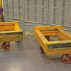 Pamono Vintage Wooden Trolley> Serving Bar Carts & Trolleys