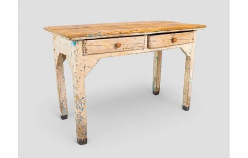Clearance Pamono Vintage Wooden Worktable with Drawers