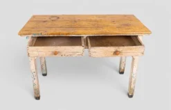 Clearance Pamono Vintage Wooden Worktable with Drawers